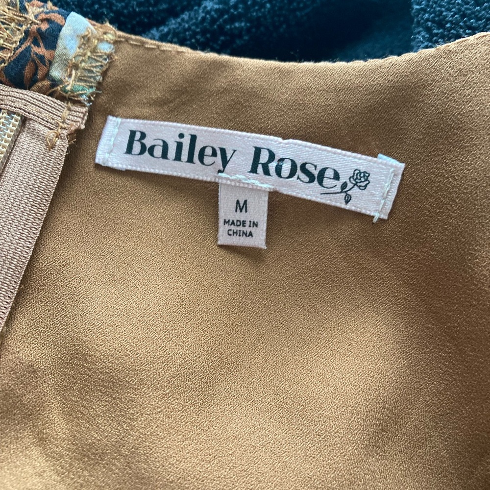 Chic Brown Women's Patchwork Blouse - image 5